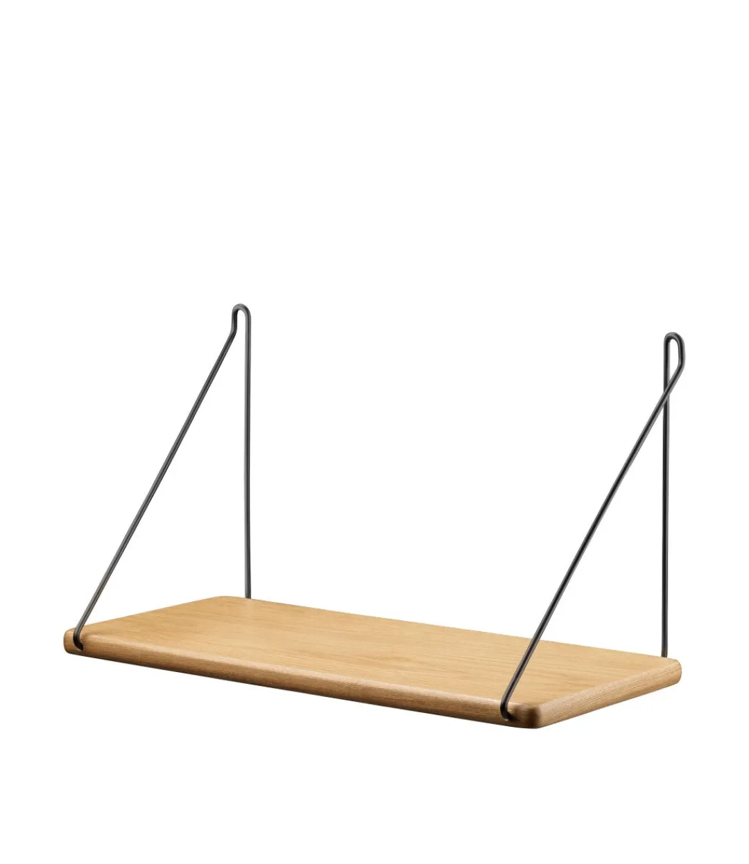 Ejvind A. Johansson B145 - Hylde m/beslag - Eg - Sort - 22 x 45 Outlet