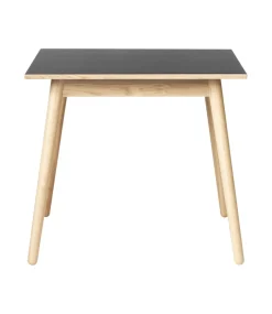 Poul M. Volther C35A - Spisebord - Eg - Linoleum - Sort Online