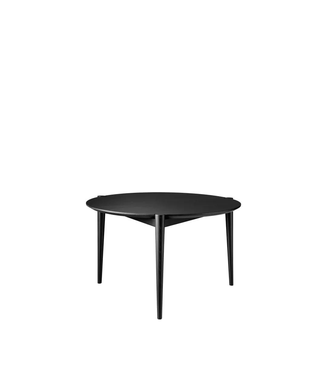 Stine Lundgaard Weigelt D102 Søs - Sofabord - Eg - Jet Black - Ø70 Clearance
