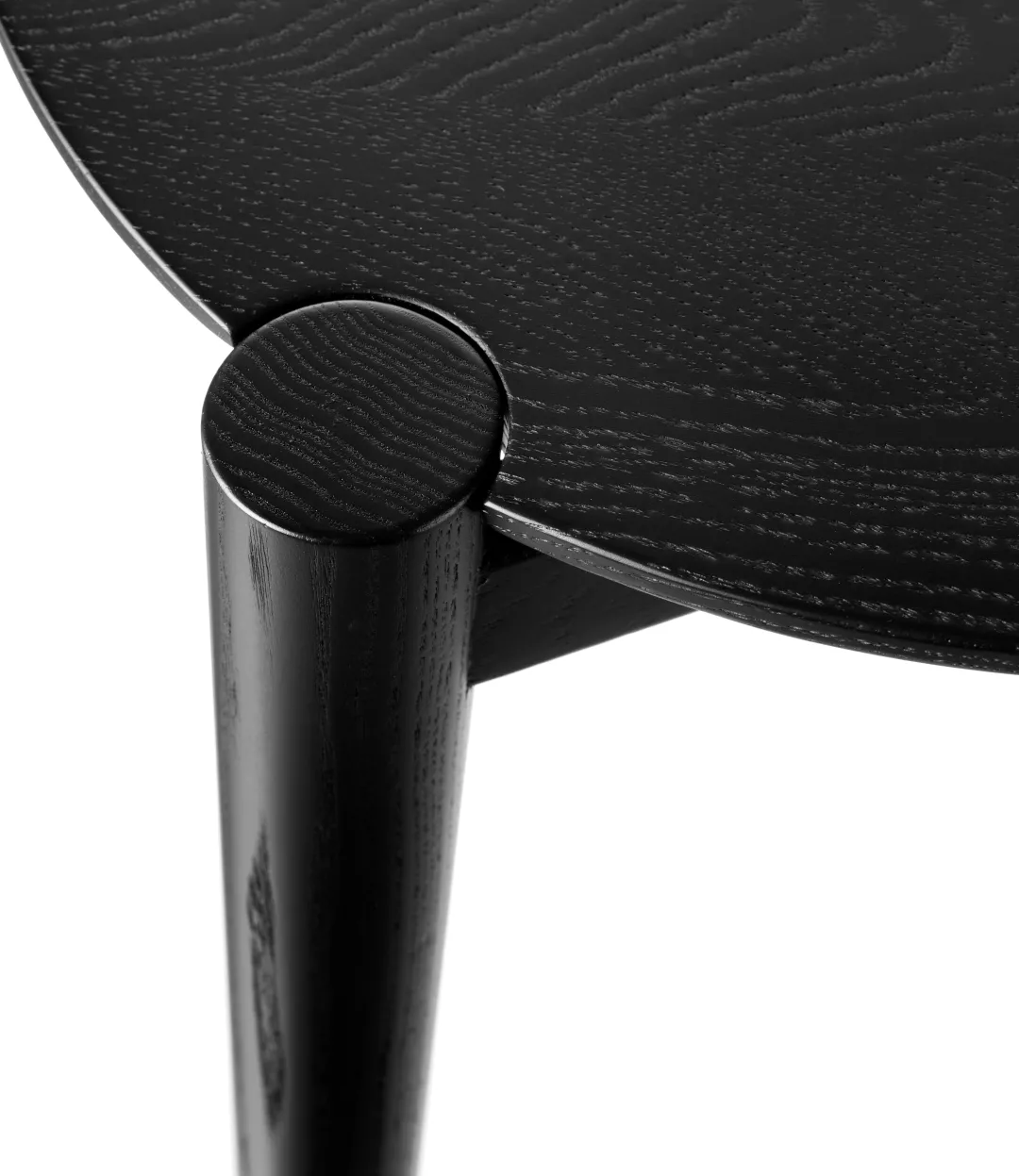 Stine Lundgaard Weigelt D102 Søs - Sofabord - Eg - Jet Black - Ø85 New