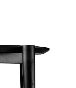Stine Lundgaard Weigelt D102 Søs - Sofabord - Eg - Jet Black - Ø85 New