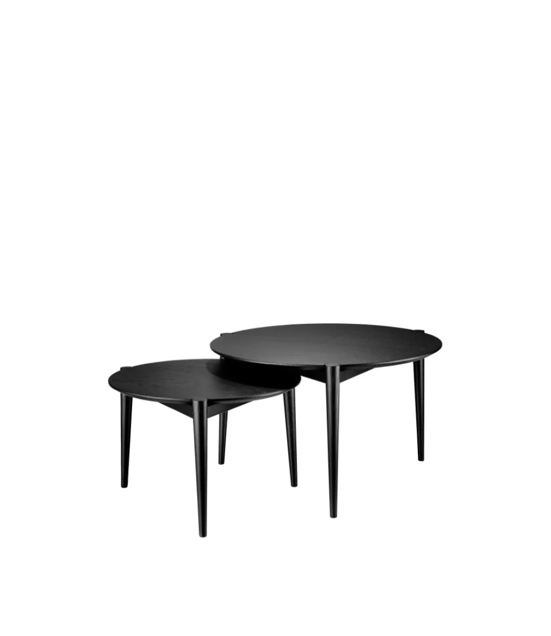 Stine Lundgaard Weigelt D102 Søs - Sofabord - Eg - Sort - Ø55 Best