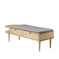 Diana Mot & Isabella Bergstrøm F24 - Bænk - Eg - 145 x 45 Sale