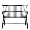 Børge Mogensen J52D - Bænk - Bøg - Jet Black New