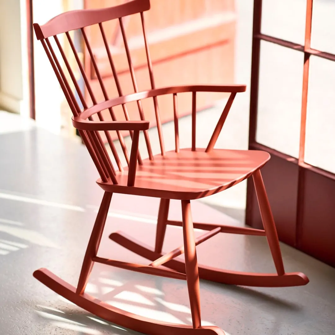 Børge Mogensen J52G - Gyngestol - Bøg - Brick Red
