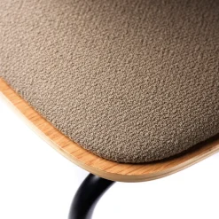 Jakob Thau J183 Holmen - Stabelstol m/armlæn - Taupe Clearance