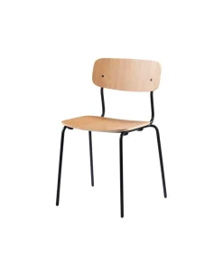 Jakob Thau J182 Holmen - Stabelstol - Stål - Eg finér Clearance