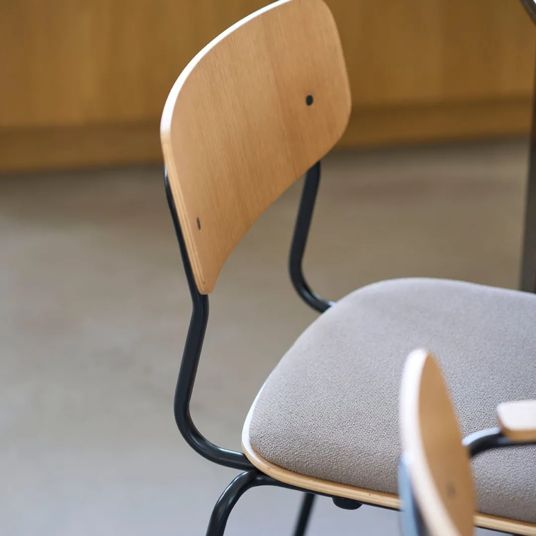 Jakob Thau J182 - Holmen - Stabelstol - Stål - Grain - Taupe Outlet
