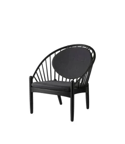Poul M. Volther J166 Jørna - Stol - Jet Black - Dark Grey Outlet