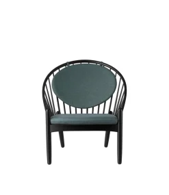 Poul M. Volther J166 Jørna - Stol - Jet Black - Green Hot