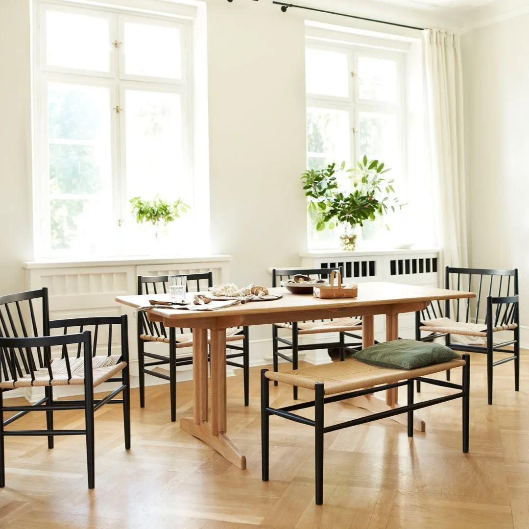 Jørgen Bækmark J163 - Klaverbænk - Eg - Jet Black Outlet