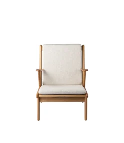 Poul M. Volther J53 - Lænestol - Eg - Beige