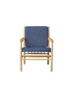 Erik Ole Jørgensen J147 - Lænestol - Eg - Dark Blue (36)