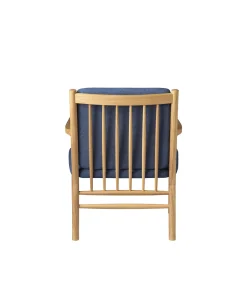 Erik Ole Jørgensen J147 - Lænestol - Eg - Dark Blue (36)