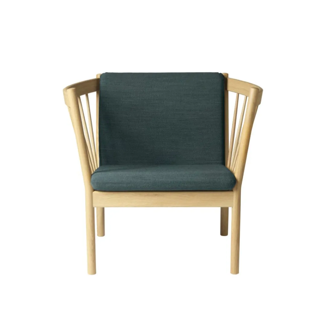 Erik Ole Jørgensen J146 - Lænestol - Eg - Dark Green (4761) Online