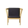 Erik Ole Jørgensen J146 - Lænestol - Eg - Dark Grey (4013) Outlet