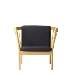 Erik Ole Jørgensen J146 - Lænestol - Eg - Dark Grey (4013) Outlet