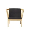 Erik Ole Jørgensen J146 - Lænestol - Eg - Dark Grey (28) Discount