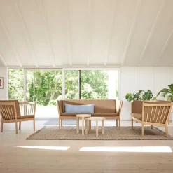 Erik Ole Jørgensen J149 - 3 pers. sofa - Eg - Brown (15) Sale