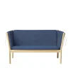 Erik Ole Jørgensen J148 - 2 pers. sofa - Eg - Dark Blue (36) Best