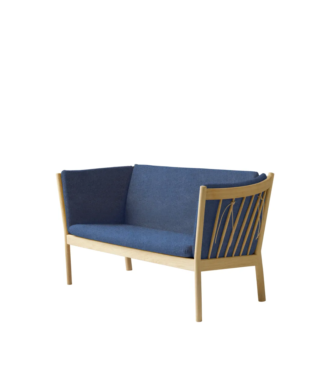 Erik Ole Jørgensen J148 - 2 pers. sofa - Eg - Dark Blue (36) Best