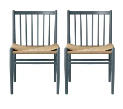 Jørgen Bækmark J80 - Stol - 2 stk - Bøg - Blue Grey Discount