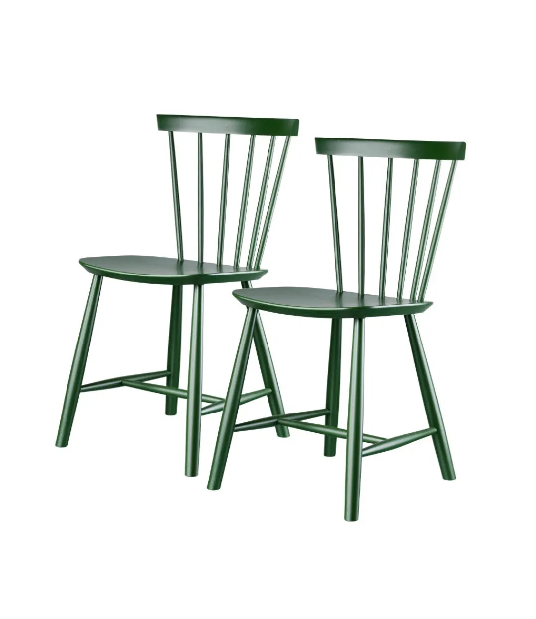 Poul M. Volther J46 - Stol - 2 stk - Bøg - Bottle Green