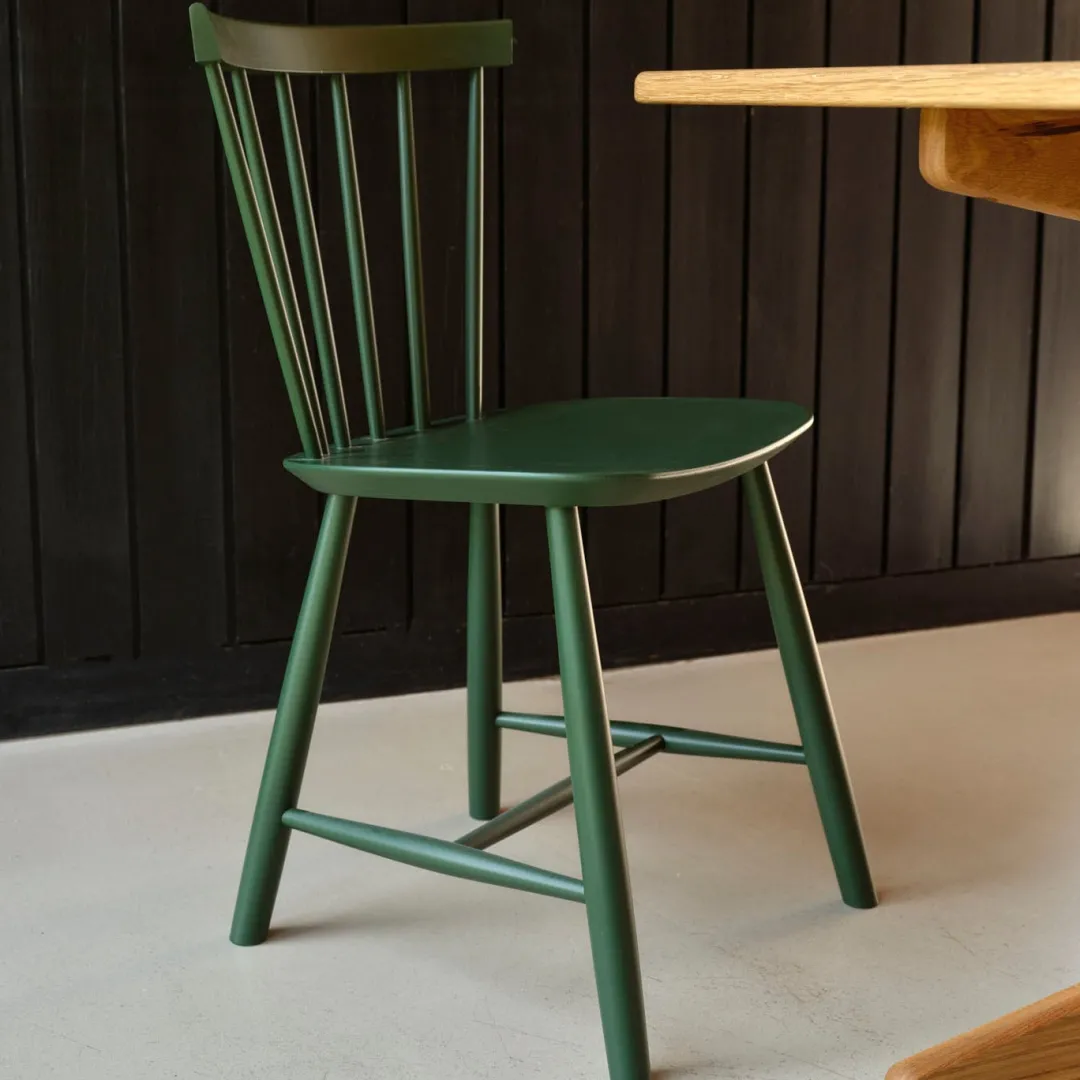Poul M. Volther J46 - Stol - 2 stk - Bøg - Bottle Green