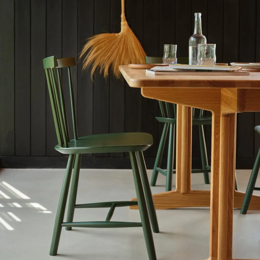 Poul M. Volther J46 - Stol - 2 stk - Bøg - Bottle Green