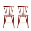Poul M. Volther J46 - Stol - 2 stk - Bøg - Coral Red Outlet