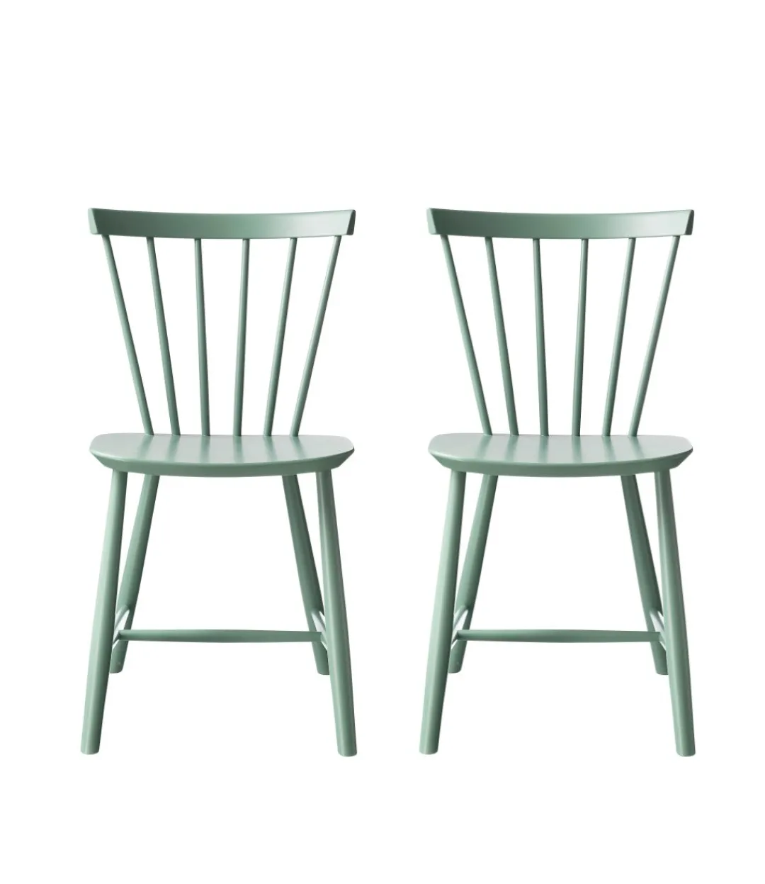 Poul M. Volther J46 - Stol - 2 stk - Bøg - Dusty Green Hot