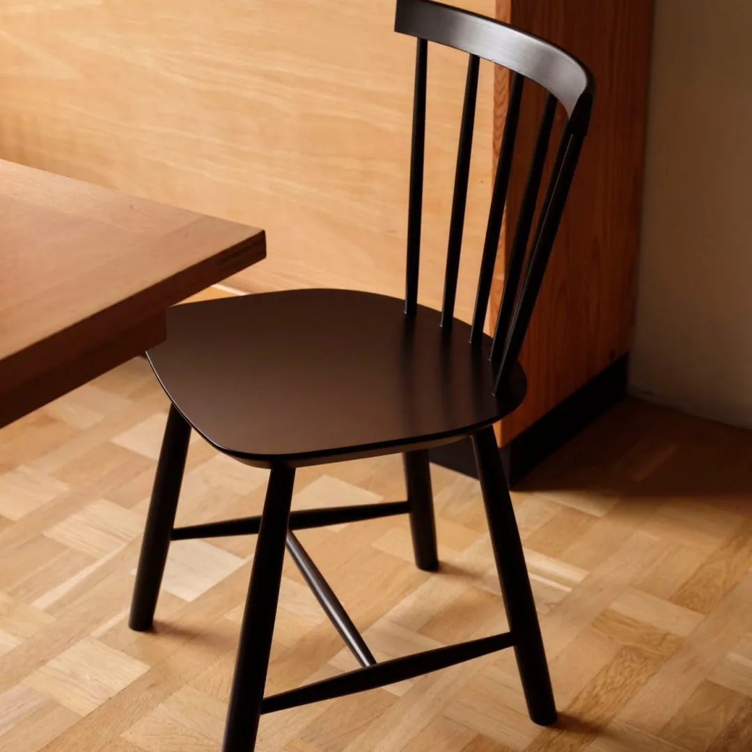 Poul M. Volther J46 - Stol - 2 stk - Bøg - Jet Black Outlet
