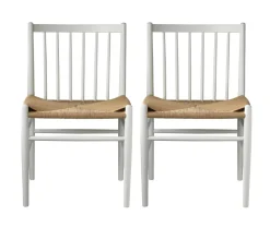 Jørgen Bækmark J80 - Stol - 2 stk - Bøg - Pure White