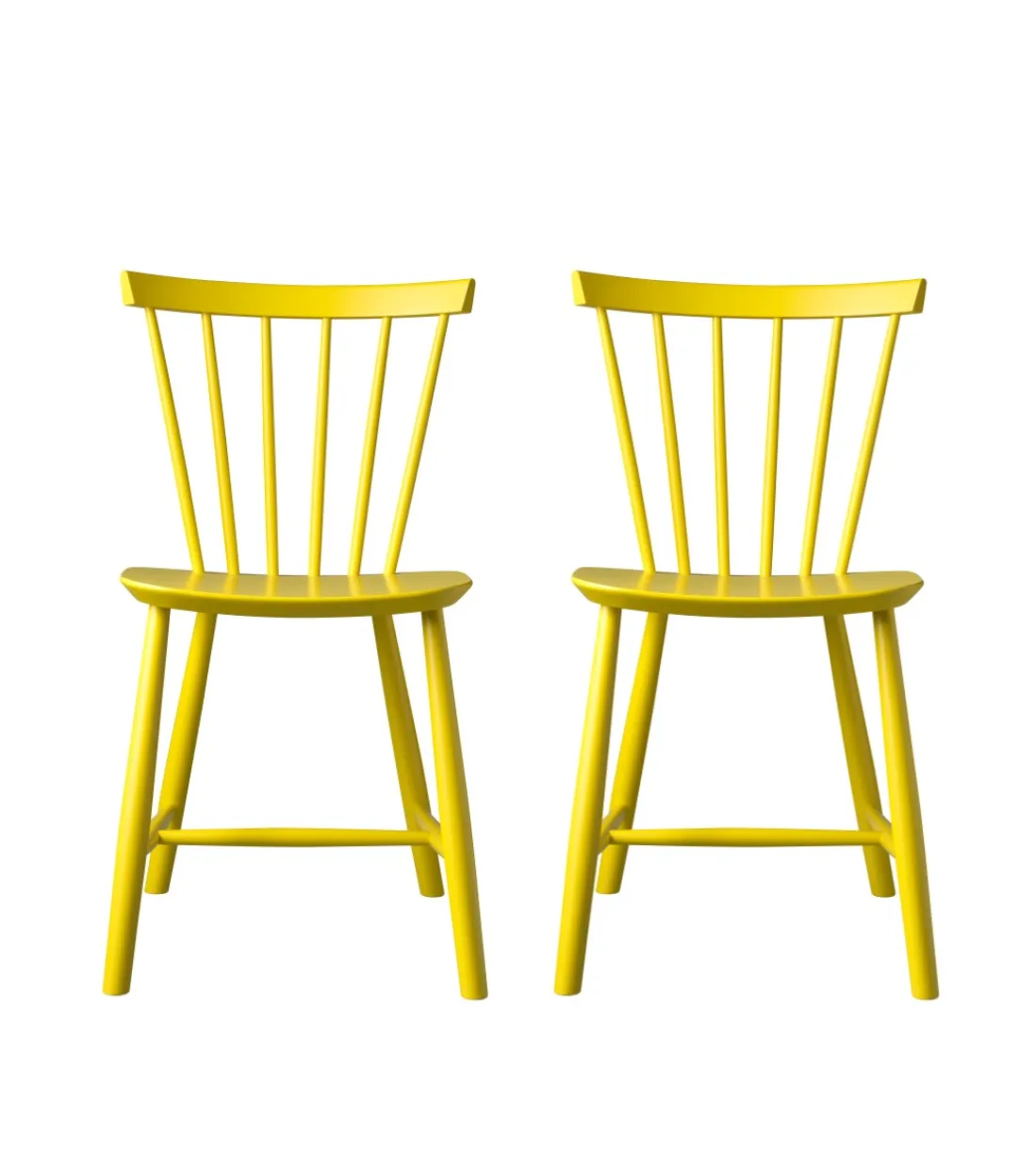 Poul M. Volther J46 - Stol - 2 stk - Bøg - Yellow Best