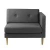 Unit10 L42 Firhøj - Højre modul 90 - Eg - Dark Grey Hot