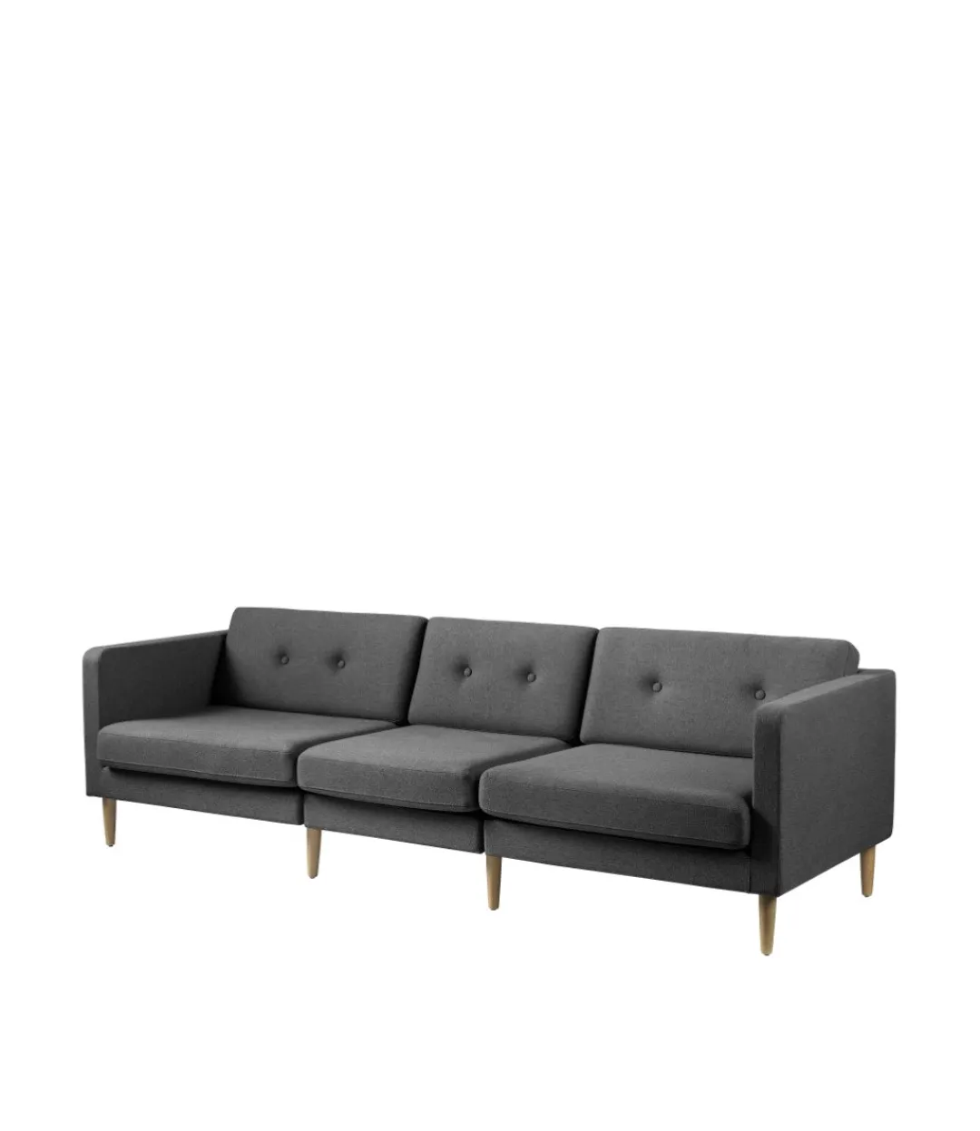 Unit10 L42 Firhøj - Højre modul 90 - Eg - Dark Grey Hot