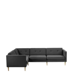 Unit10 L42 Firhøj - Højre modul 90 - Eg - Dark Grey Hot