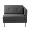 Unit10 L42 Firhøj - Højre modul 90 - Stål - Dark Grey Outlet