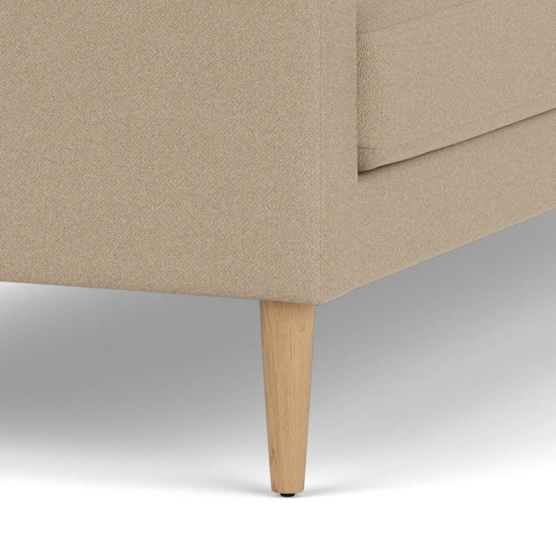 Unit10 L42 Firhøj - 2,5 pers. sofa - Eg - Beige (61252) Outlet