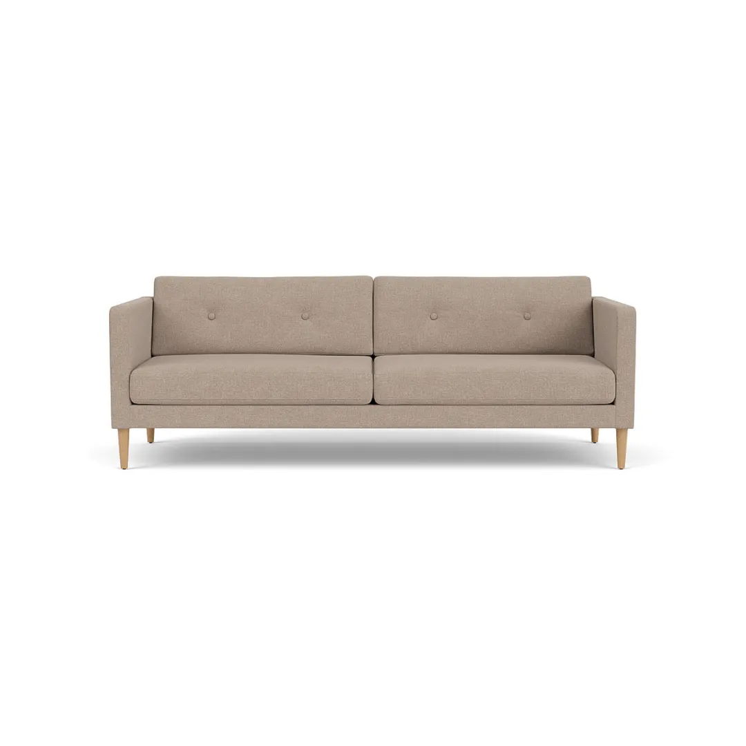 Unit10 L42 Firhøj - 3 pers. sofa - Eg - Beige (61) New