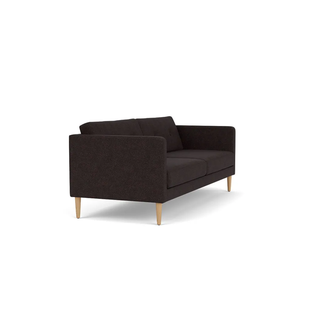 Unit10 L42 Firhøj - 2,5 pers. sofa - Eg - Black-Brown Clearance