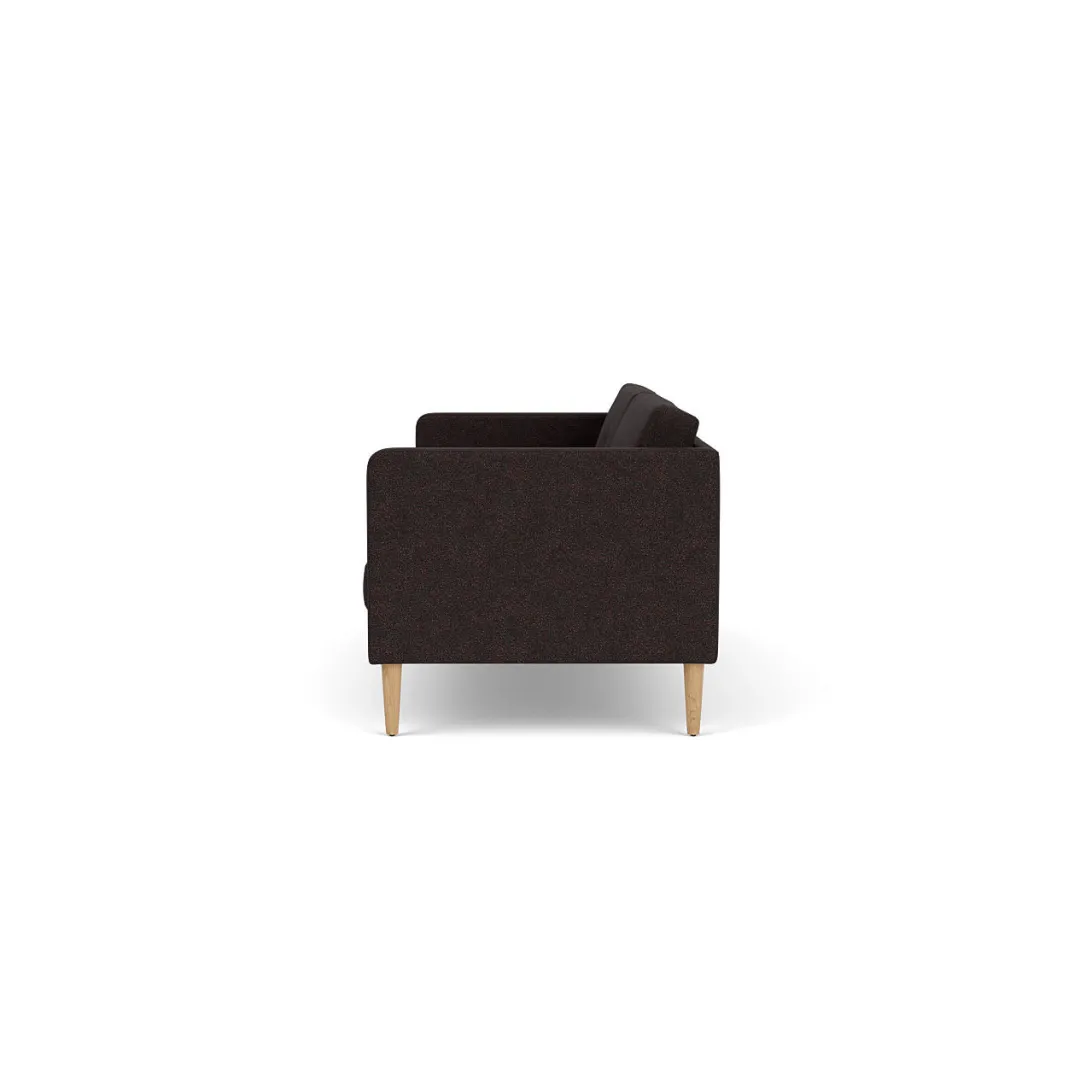 Unit10 L42 Firhøj - 2,5 pers. sofa - Eg - Black-Brown Clearance