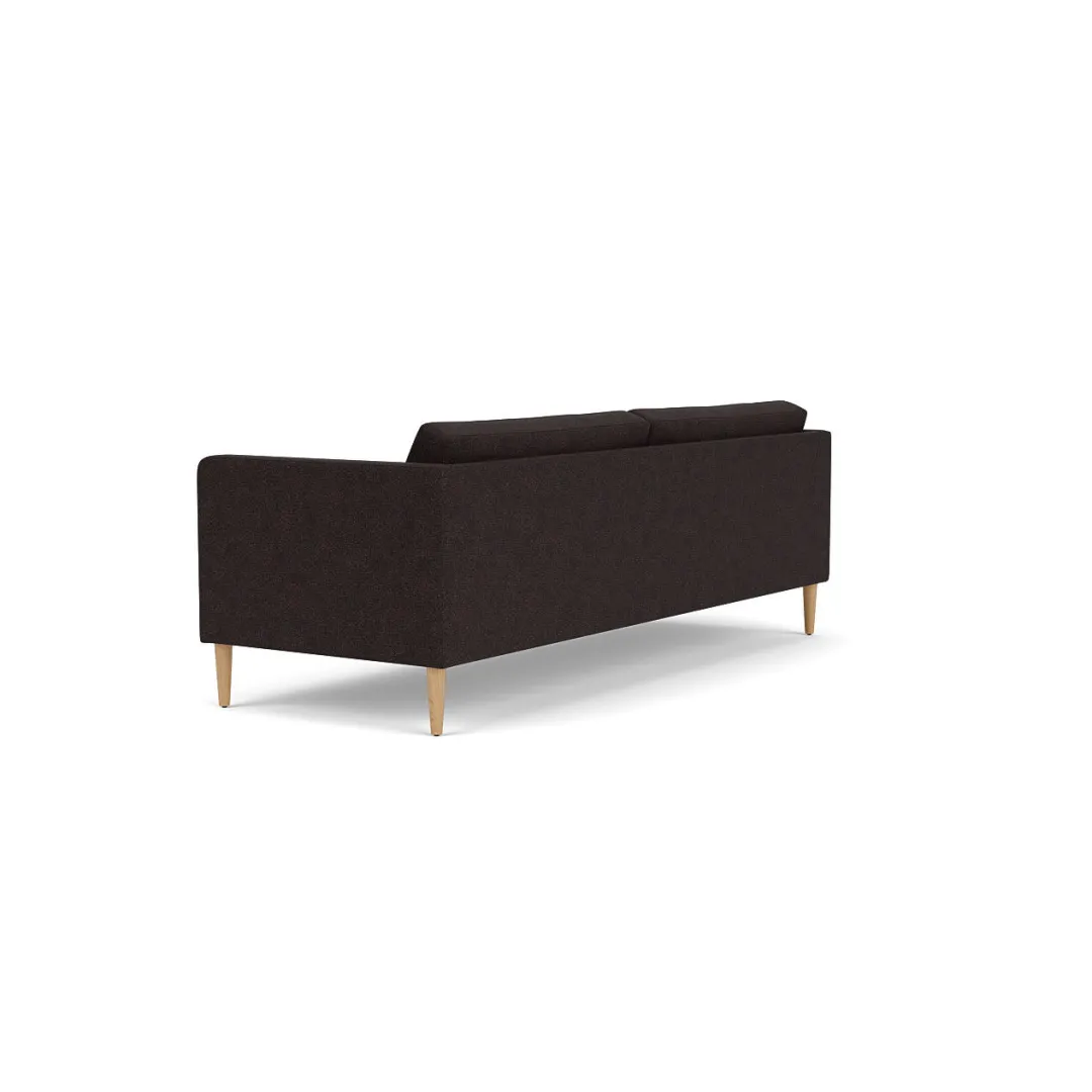 Unit10 L42 Firhøj - 3 pers. sofa - Eg - Black-Brown Best