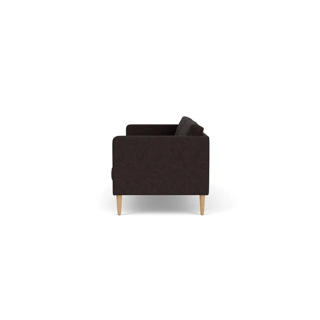 Unit10 L42 Firhøj - 3 pers. sofa - Eg - Black-Brown Best