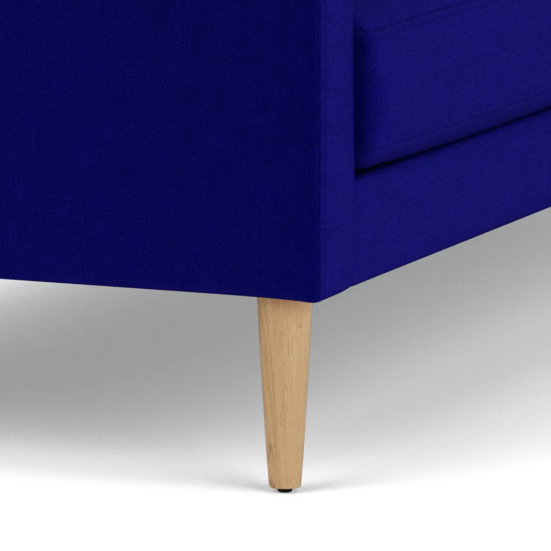 Unit10 L42 Firhøj - 2,5 pers. sofa - Eg - Blue (43) Clearance