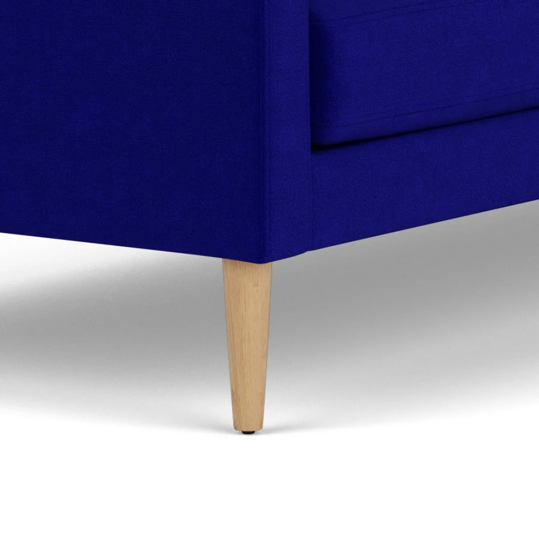 Unit10 L42 Firhøj - 3 pers. sofa - Eg - Blue (43) Clearance
