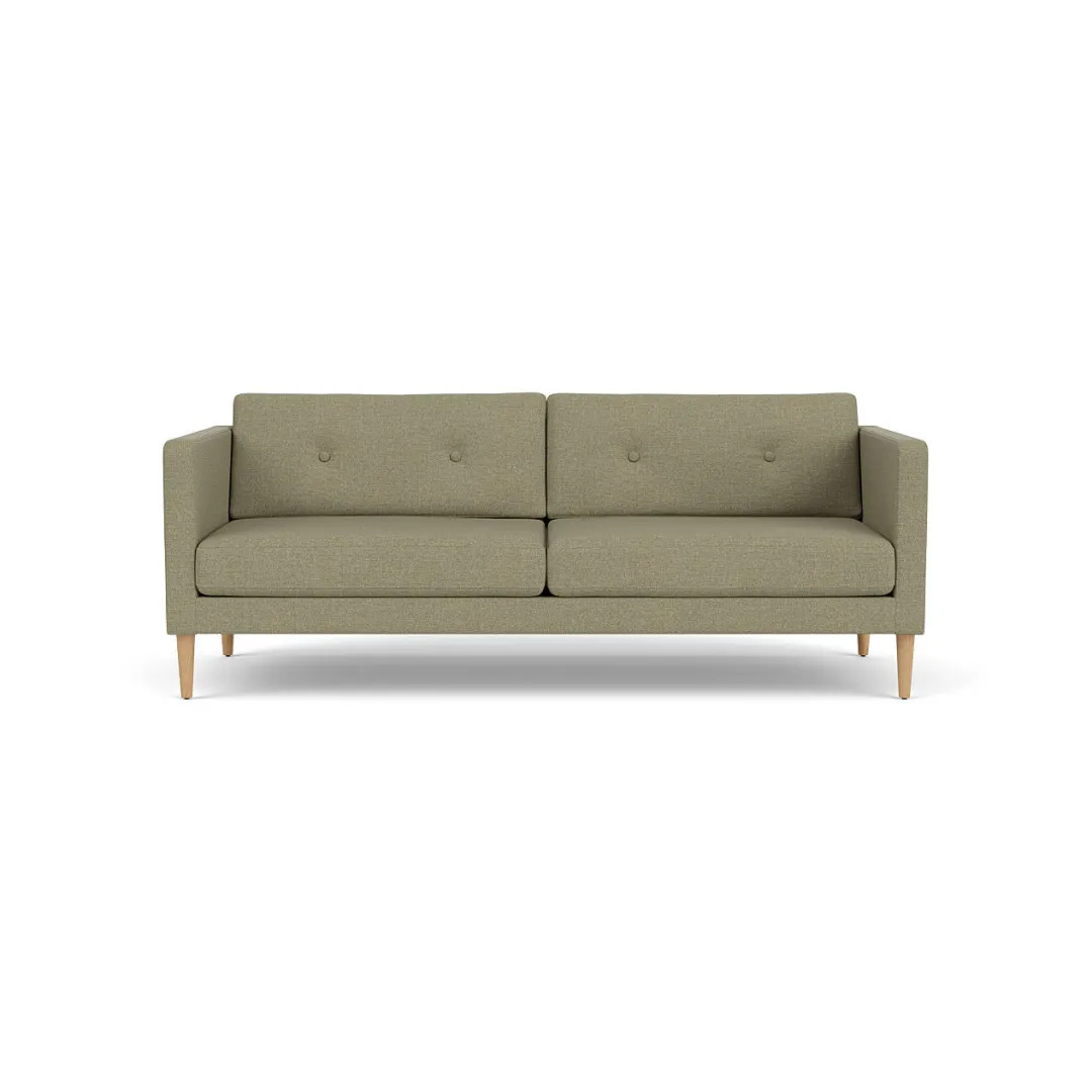 Unit10 L42 Firhøj - 2,5 pers. sofa - Eg - Green (58) Discount