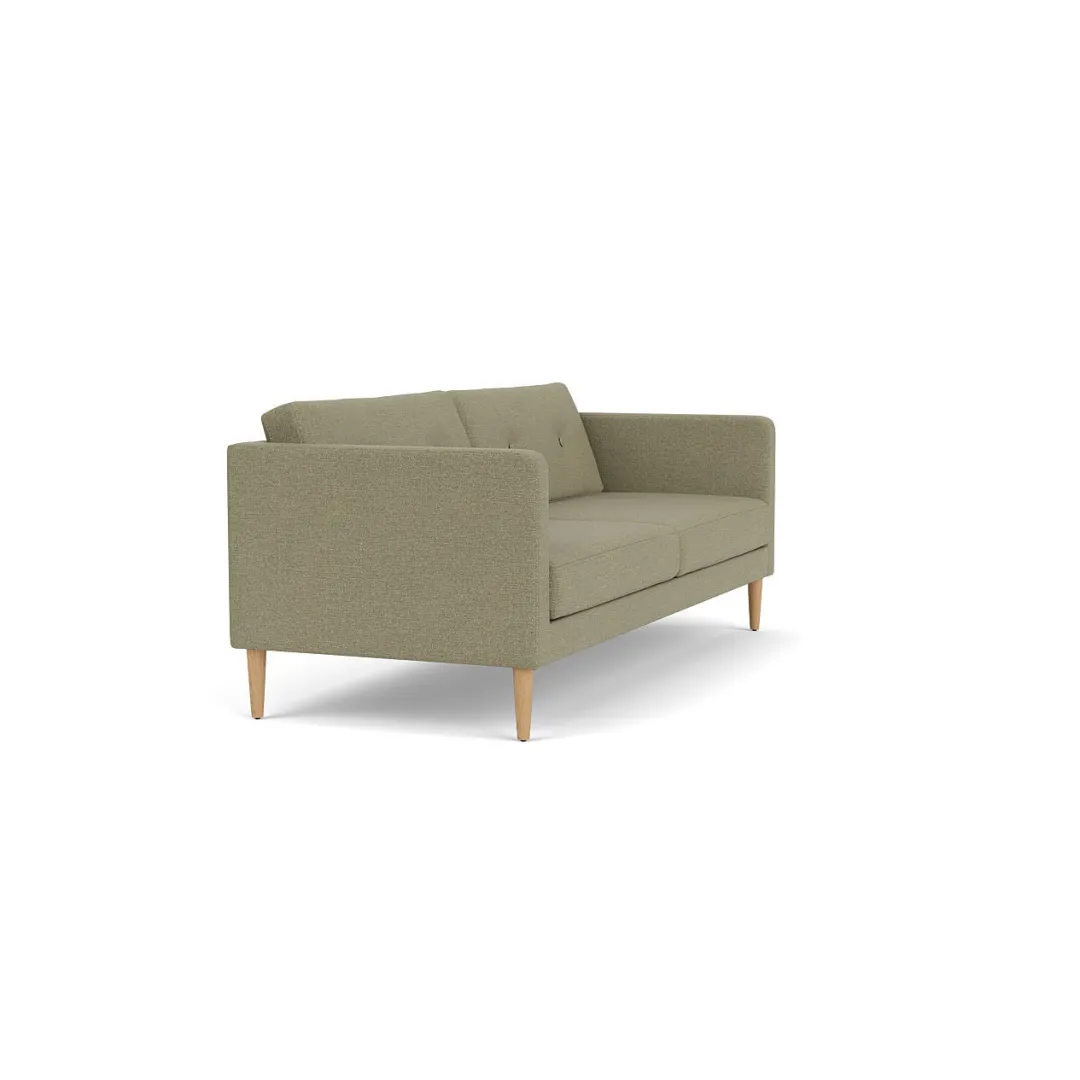 Unit10 L42 Firhøj - 2,5 pers. sofa - Eg - Green (58) Discount