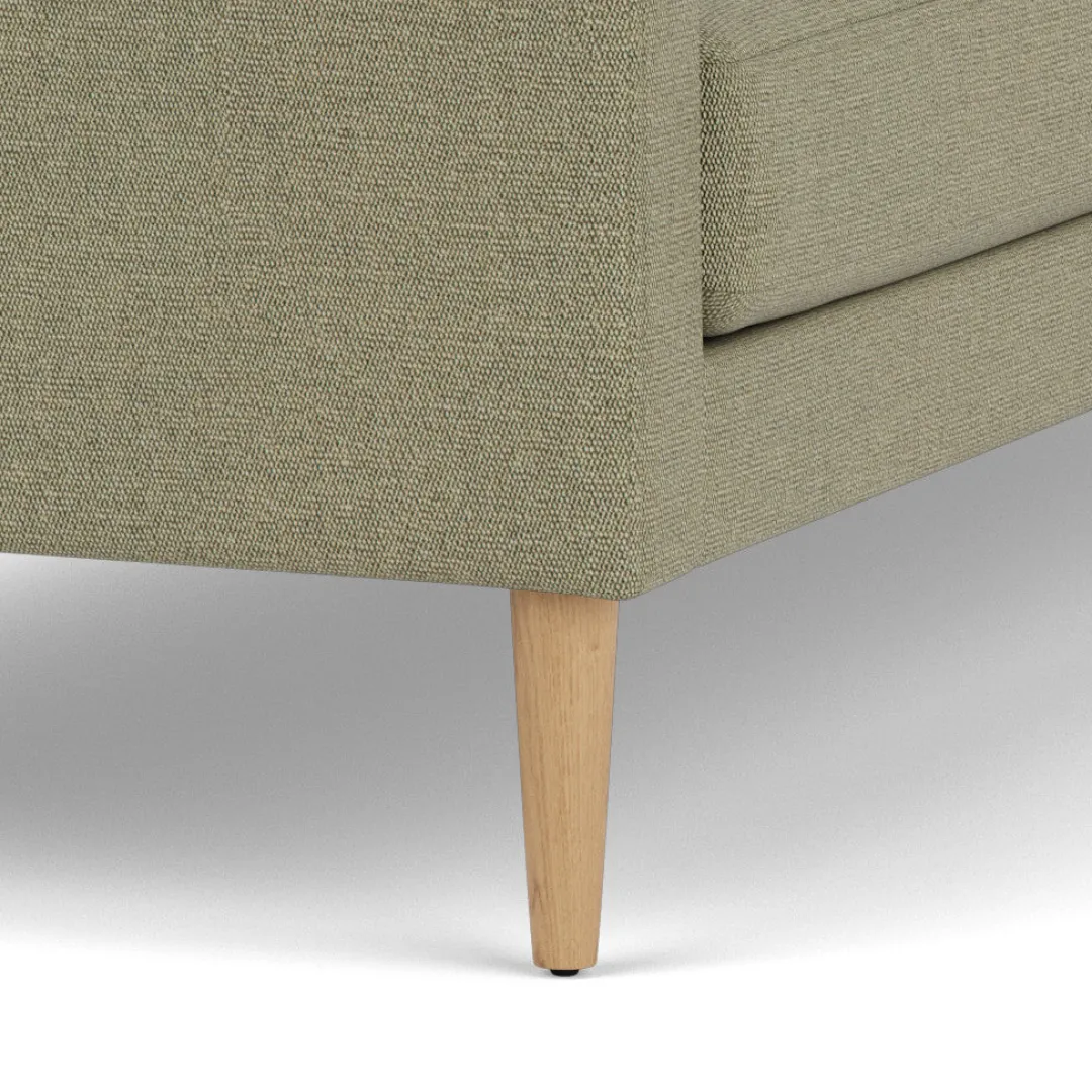 Unit10 L42 Firhøj - 2,5 pers. sofa - Eg - Green (58) Discount