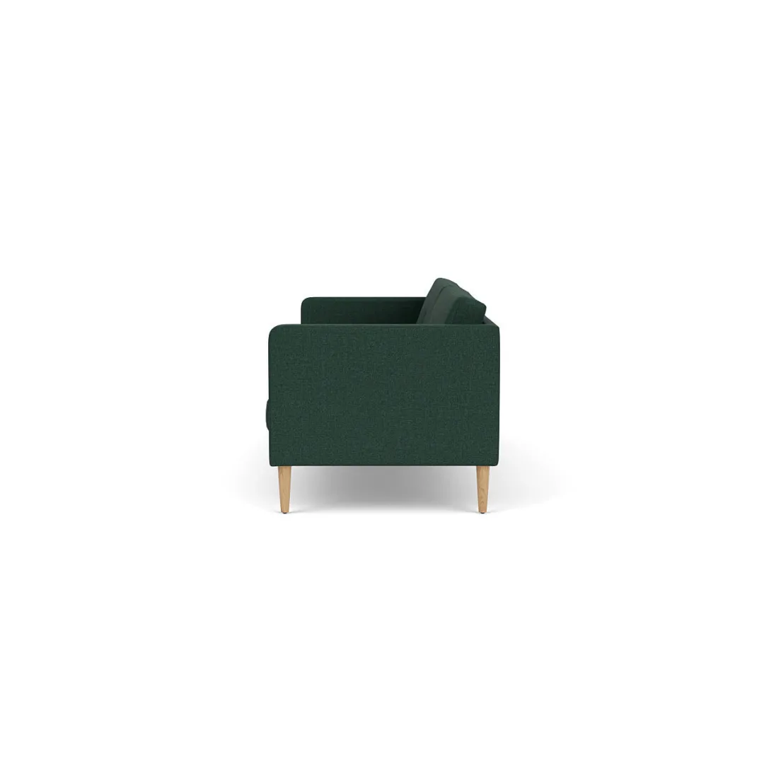 Unit10 L42 Firhøj - 3 pers. sofa - Eg - Green (32) Outlet